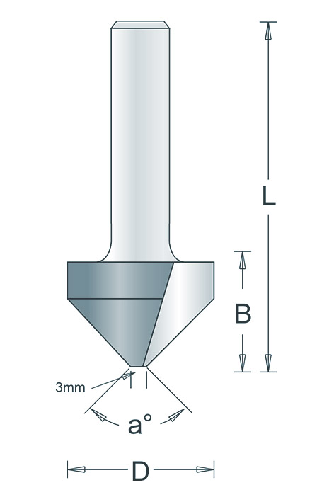 HM V-Groeffrezen Alucobond